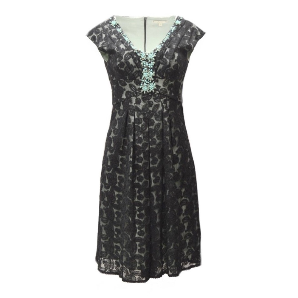 SOLD - NANETTE LEPORE Lace Beaded Dress